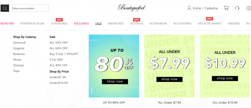 SALE Boutiquefeel with up to 90% OFF